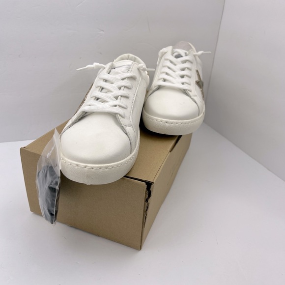 VINTAGE HAVANA, TENNIS SHOES, “WHITE” WITH CAMOUFLAGE & GLITTERING DESIGN, 11.5 - Picture 6 of 16